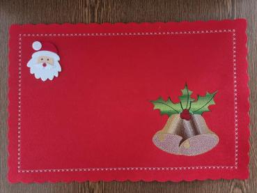Vollstickdatei Glocken mit Ilex